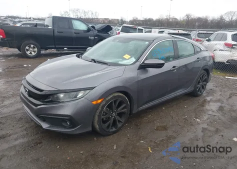 2020 Honda Civic Sport z USA, uszkodzony, nr VIN 19XFC2F84LE207965